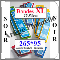 HAWID Bandes XL Noire : 265x95 mm - Double Soudure (315897)