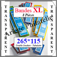 HAWID Bandes XL Transparente : 265x115 mm - Double Soudure (336728)