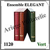 Ensemble ELEGANT - VERT - Reliure avec Etui assorti (1120-G) Lindner