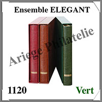 Ensemble ELEGANT - VERT - Reliure avec Etui assorti (1120-G)