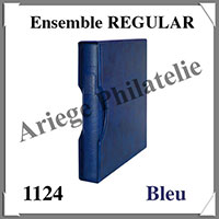 Ensemble REGULAR - BLEU - Reliure avec Etui assorti (1124-B)