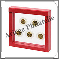 NIMBUS 150 - CADRE Rouge (Crocodile) - 150x150x25 mm (4868)