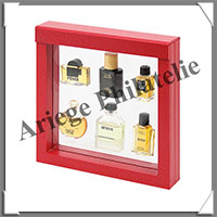 NIMBUS 150 - CADRE Rouge (Crocodile) - 150x150x25 mm (4868)