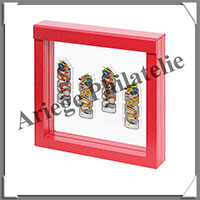 NIMBUS 150 - CADRE Rouge (Crocodile) - 150x150x25 mm (4868)