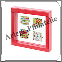 NIMBUS 150 - CADRE Rouge (Crocodile) - 150x150x25 mm (4868)