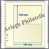 Feuilles NEUTRES - LINDNER T - 1 BANDE - 189x120 mm (802105)