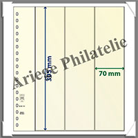 Feuilles NEUTRES - LINDNER T - 3 BANDES Verticales - 305x70 mm (802122)