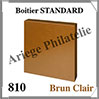 Boitier STANDARD - BRUN CLAIR - Pour Reliure STANDARD 1102 (810BY-H) Lindner