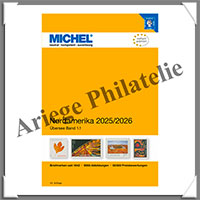 MICHEL - Catalogue des Timbres - AMERIQUE du NORD - 2025 (6050-2025)