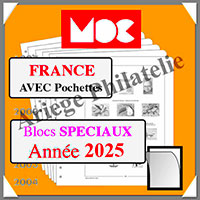 FRANCE 2025- Bloc 'Edition Sp�ciale' - AVEC Pochettes (CC15SN-25 ou 100351 )