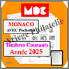 MONACO 2025 - AVEC Pochettes (CC16-25 ou 100344) Moc