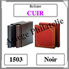 Reliure CUIR - NOIR - Reliure sans Etui  (1503) Safe