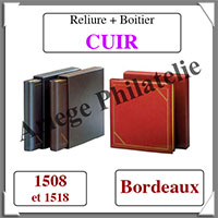 Reliure CUIR - BORDEAUX - Reliure AVEC Etui  (1508-1518)