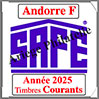 ANDORRE Fran�aise 2025 - Jeu Timbres Courants (2033-25) Safe