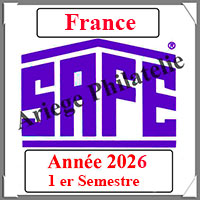 FRANCE 2026 - Jeu Timbres Courants - 1 er Semestre (2137/261)
