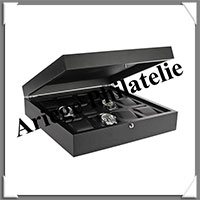 COFFRET en BOIS de FRENE  Laqu NOIR  - Pour 12 Montres de Collection (252)