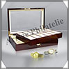 COFFRET-VITRINE en BOIS - Pour 12 Montres de Collection (260) Safe