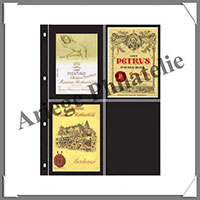 Feuilles COMPACT A4 - NOIRES - 4 Cases - Les 10 Feuilles (476)