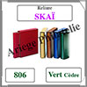 Reliure SKA - VERT Cdre - Reliure sans Etui  (806) Safe