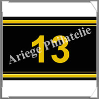 ETIQUETTE Autocollante - CHIFFRE 13 (Chiffre 13)