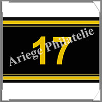 ETIQUETTE Autocollante - CHIFFRE 17 (Chiffre 17)