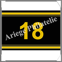 ETIQUETTE Autocollante - CHIFFRE 18 (Chiffre 18)