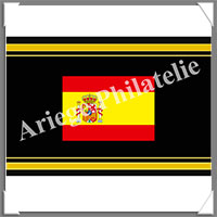 ETIQUETTE Autocollante - DRAPEAU - ESPAGNE (Drapeau ESPAGNE)