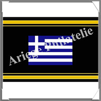 ETIQUETTE Autocollante - DRAPEAU - GRECE (Drapeau GRECE)