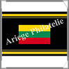 ETIQUETTE Autocollante - DRAPEAU - LITUANIE (Drapeau LITUANIE) Safe