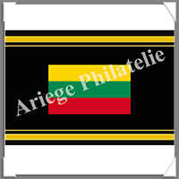 ETIQUETTE Autocollante - DRAPEAU - LITUANIE (Drapeau LITUANIE)