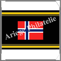 ETIQUETTE Autocollante - DRAPEAU - NORVEGE (Drapeau NORVEGE)