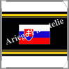 ETIQUETTE Autocollante - DRAPEAU - SLOVAQUIE (Drapeau SLOVAQUIE) Safe