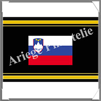 ETIQUETTE Autocollante - DRAPEAU - SLOVENIE (Drapeau SLOVENIE)