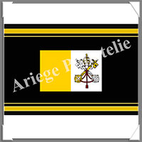 ETIQUETTE Autocollante - DRAPEAU - VATICAN (Drapeau VATICAN)