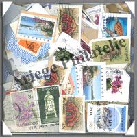 Barbade - 100 Grammes de Timbres (Fragments)