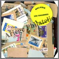 Malaisie - 250 Grammes de Timbres (Fragments)