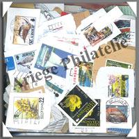 Iles Britanniques - 100 Grammes de Timbres (Fragments)