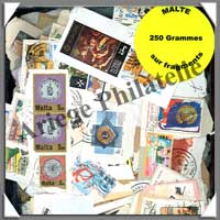 Malte - Ile de - 250 Grammes de Timbres (Fragments)