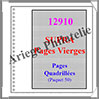 Pages Rgent SUPRA Vierges - Quadrilles  - Paquet de 50 Pages (12910) Yvert et Tellier