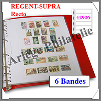 Pages Rgent SUPRA Simple Face - 6 Bandes - Paquet de 5 Pages (12926)