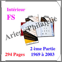 FRANCE - Intrieur FS - Annes 1969  2003 - 2me Partie - 294 Pages - Sans Pochettes (1299)