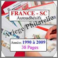 FRANCE - Jeu SC - Autoadhsifs - Annes 1990  2009 - 38 Pages - Avec Pochettes (134450)