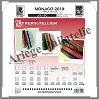 MONACO - Jeu SC - Anne 2019 - Avec Pochettes (134693)