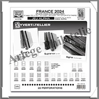 FRANCE - Jeu ALPHA - Anne 2024 - 2 me Semestre - Timbres Courants - Sans Pochettes (138718)