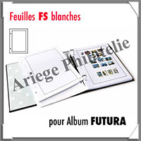 Feuilles FS - BLANCHES - Liser NOIR - Recto - Paquet de 50 Pages (1426)