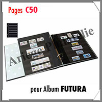 Reliure FUTURA - PACK avec 10 Recharges C50 - Reliure avec Etui  (27591)