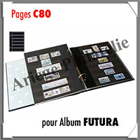 Reliure FUTURA - PACK avec 10 Recharges C80 - Reliure avec Etui  (27592)