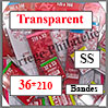 HAWID Bande Transparente : 36 mm - Simple Soudure (180368) Yvert et Tellier