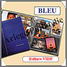 Reliure MIXTE pour CPA ou CPM - BLEUE - Standard - Reliure VIDE (2002-1) Yvert et Tellier