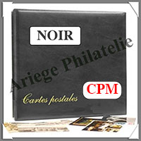 Album pour CPM - NOIR - Modle Luxe - AVEC 15 Feuilles (20054)